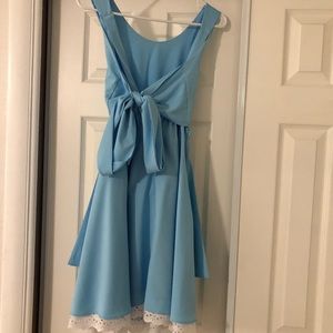 Alice and Wonderland inspired dress.